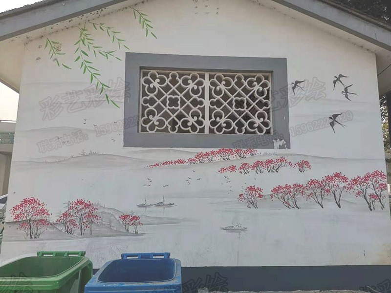 蘇州彩繪,蘇州文化墻,蘇州藝術(shù)畫